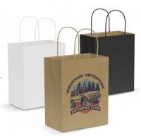 Custom Printed Small Run Paper Bags - Paper Twist Handle