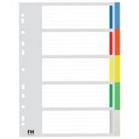 Indices Polyprop 5/10 Tab Coloured