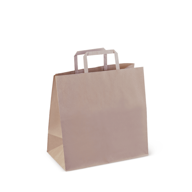 Flat Fold Paper Handle Carry Bags - #90 - 360x120x455mm | Shardlows ...