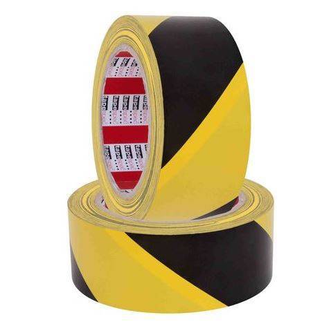 0009 Heavy Duty PVC Film Safety / Hazard Tape - Yellow/Black 48mmx33m ...