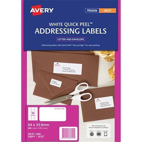 Avery Inkjet Labels