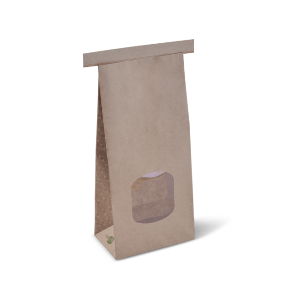 Detpak I AM ECO - Tin Tie Retail bags with window