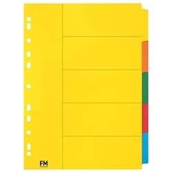 Cardboard Coloured Indices