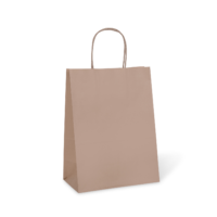 #26 XL NEW YORK Kraft Brown Kraft Recycled Paper Twist Handle Bags -450x147x430mm