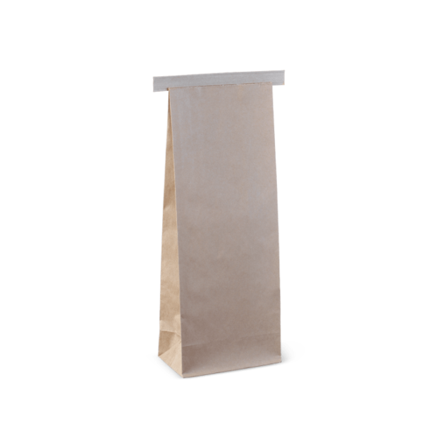 Kraft Tin Tie Retail Bags D4000T 250g Kraft Tin Tie bag 88x47x235mm (100) no window