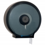 Single Jumbo Toilet Roll Dispenser - D32 - Smoke Grey