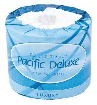 Pacific Deluxe Roll Toilet Tissue 2-Ply 700 Sheets