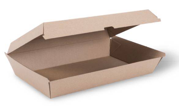 Detpak - Endura Dinner Box 178 x 160 x 75mm (150/ctn)