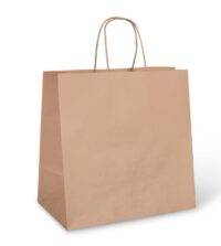 DETPAK Large Takeaway Paper Bag - UBER Size - 305x305x175mm (Carton/250)