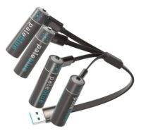 USB Rechargeable batteries - AA 4 pack