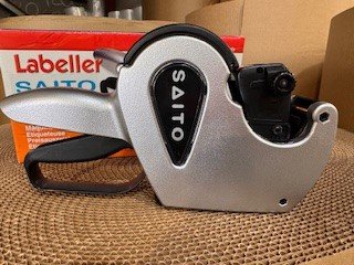 Saito 8 Hand Labellers - Price Model (Silver)