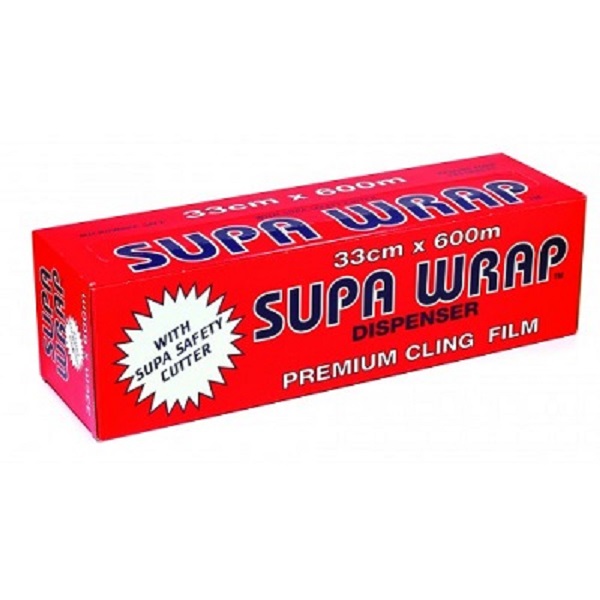 Supa Wrap Premium Cling Film 330mm x 600m - Dispenser Box