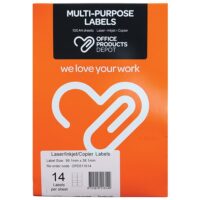 Premium Multipurpose Labels – 99.1mm x 38.1mm (14 Per Sheet)
