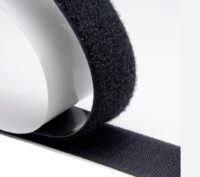 Hook and Loop Adhesive Rolls - Black 25mm x 25m