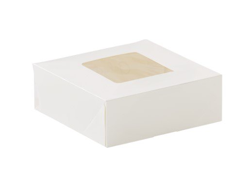 Donut Carton with Window - 4 Donut - 200x200x70mm - 200/carton - Q514S0001