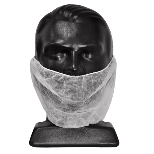SBPP Dual Loop Beard Cover- 2372/White - 1000/carton