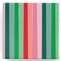Merry Stripes Christmas Wrapping Paper - Pink/Red/Green - BW24 XMS - 600mm x 40m