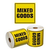 MIXED GOODS - Shipping Labels - 99x99mm (500/roll)