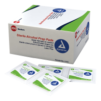 Dynarex Alcohol Prep Pads Medium Box 200 (1113)