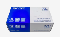 Hytec Blue Regular Nitrile Gloves (SKU: BRNPFXL) - Xtra Large Powder Free Nitrile Gloves - 200/pack.