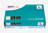 HYTEC Natural Latex Low Powder Disposable Gloves (SKU: NLL) - Lrge