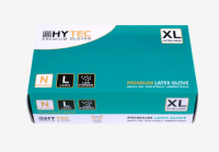 HYTEC Natural Latex Low Powder Disposable Gloves (SKU: NLX) - Xtra Large
