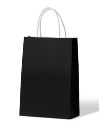 Black "Junior" Carnival Carry Bag - 200x100x290mm - 250/carton