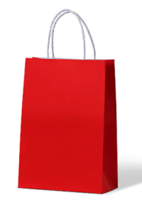 Red "Junior" Carnival Carry Bag - 200x100x290mm - 250/carton