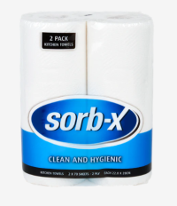 Sorb-X Kitchen Towel - 2 roll twin pack
