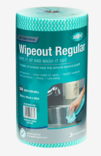Sorb-X Regular Wipeout Roll - 300x450mm x 65m - 144/roll - Green - SX6140