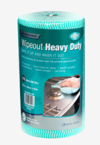 Sorb-X Wipeout Heavy Duty Wipers - Green - 300x450mm x 45m 112/roll - SX6162
