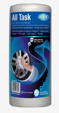 Sorb-X All-Task Wipes SX6202 300x400mm x 45m  112 wipes/roll